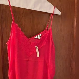 Express hot pink cami with tags
